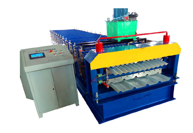 Double layer roof roll forming machine