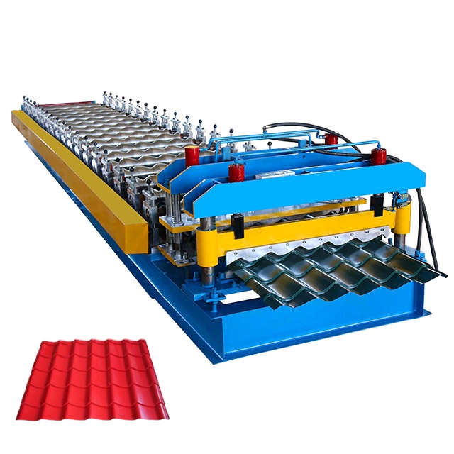 Various Styles Ibr Metal Galvanized Roof Sheet Glazed Tile Roll Making Forming Machine