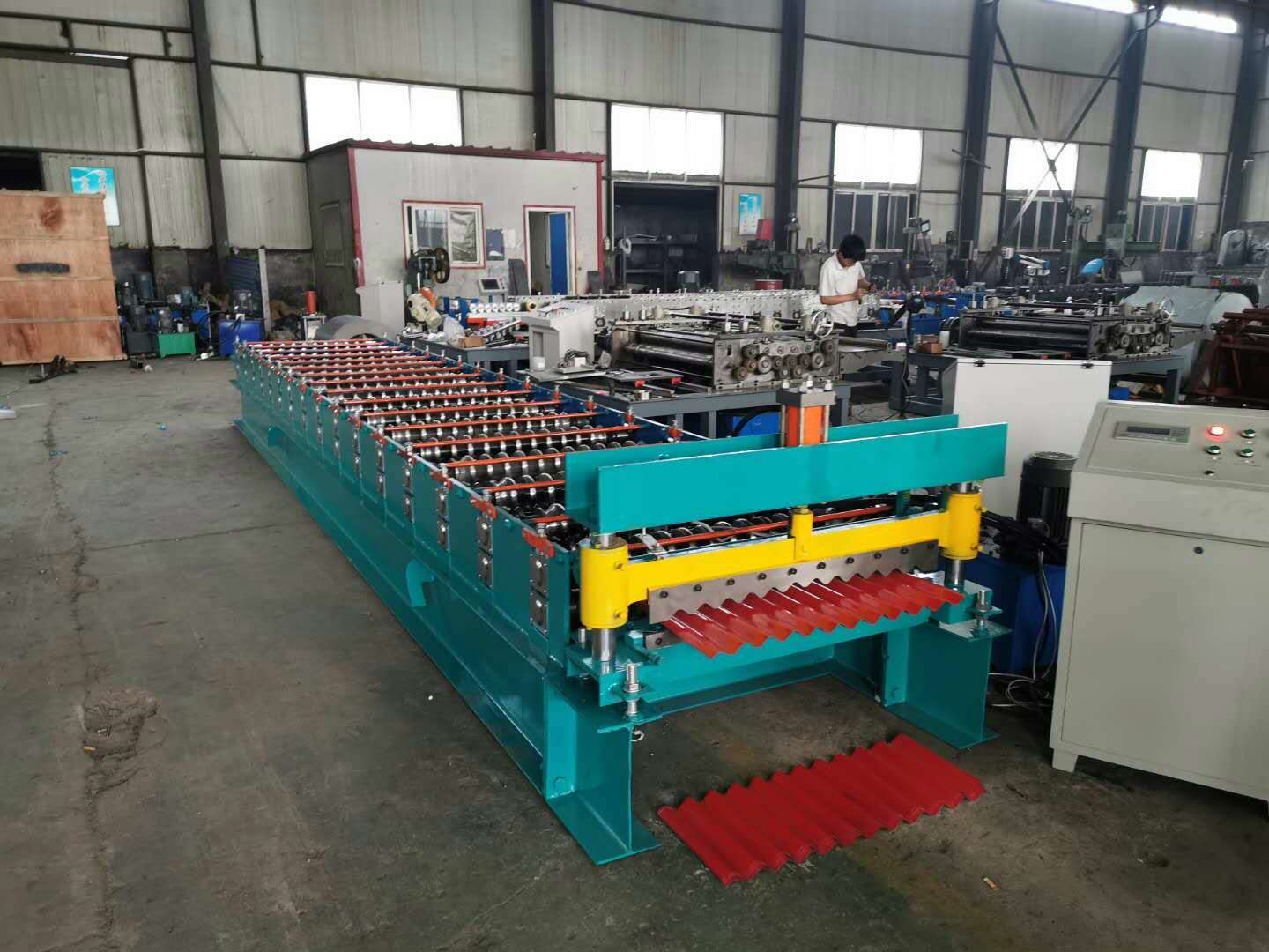 836/850/988 roof and wall panel roll forming corrugated roof sheet making machine