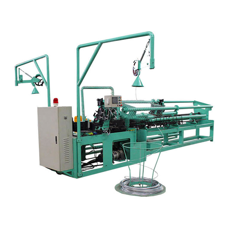 Factory Direct Sale Diamond Wire Mesh PLC control chain link fence netting machine