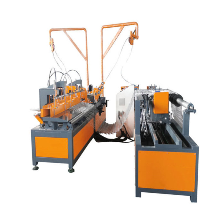 Automatical Single double Wire chain link fence machine manufacturer