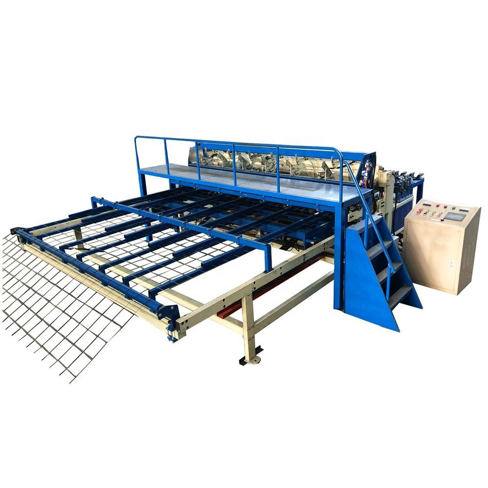 PLC control automatic fence welded wire mesh making machine for roll and panel mesh