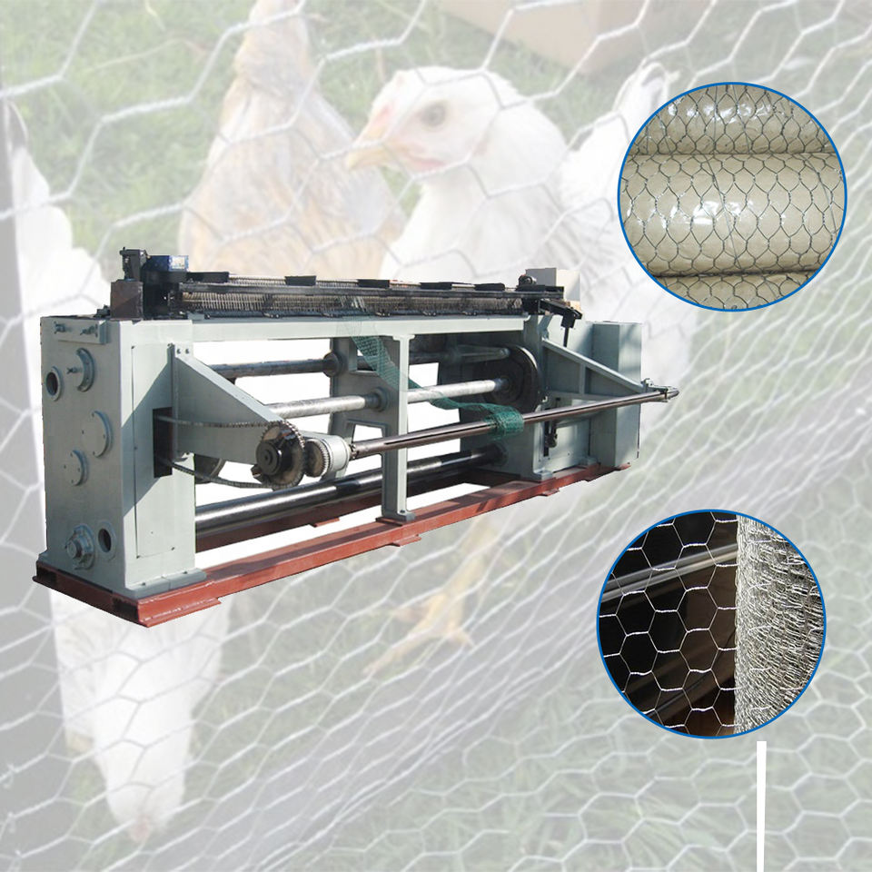 Full automatic hexagonal chicken wire mesh netting machine