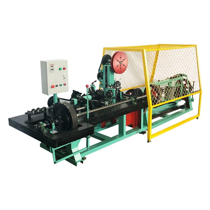 Barbed wire making machines, making traditional twisted barbs/double twisted barbs