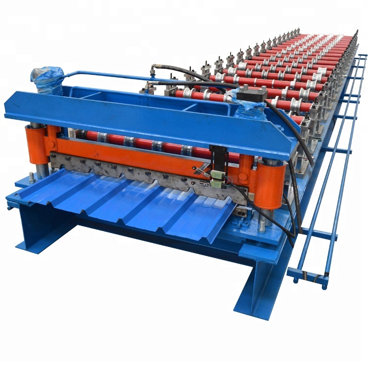 High quality glazed tile IBR sheet trapezoidal roof making machine roll forming machinery