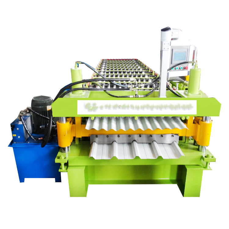 glazed roof tile double layer roof sheet roll forming machine