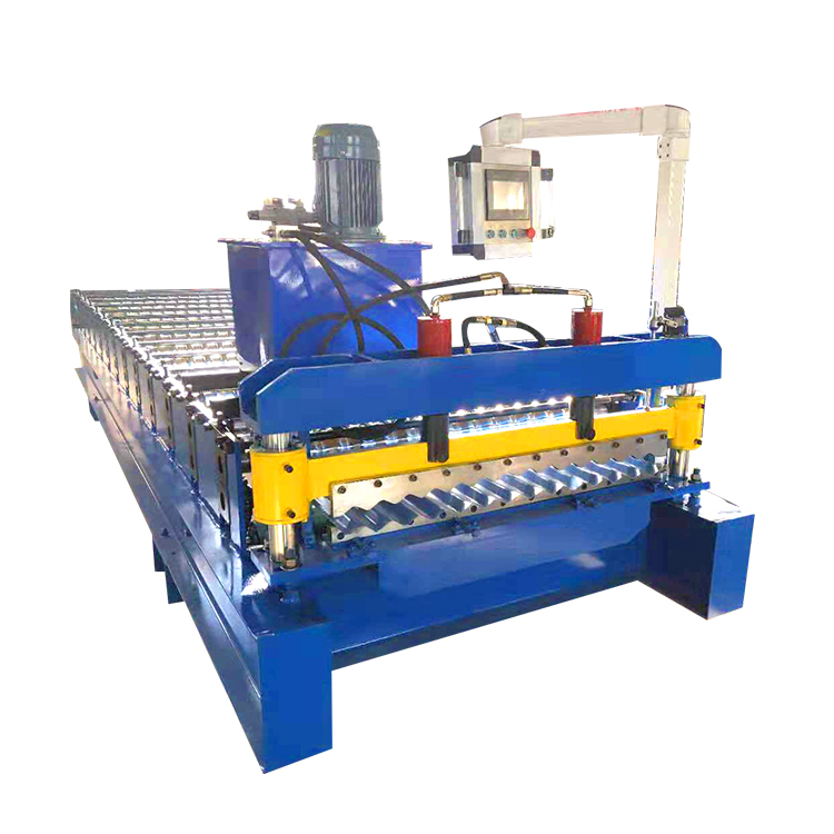 Steel metal roof trapezoidal and corrugated iron roofing zinc sheet roll forming machine
