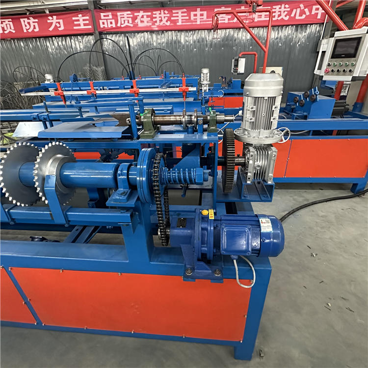 Servo motor fully automatic double wire chain link fence netting machine