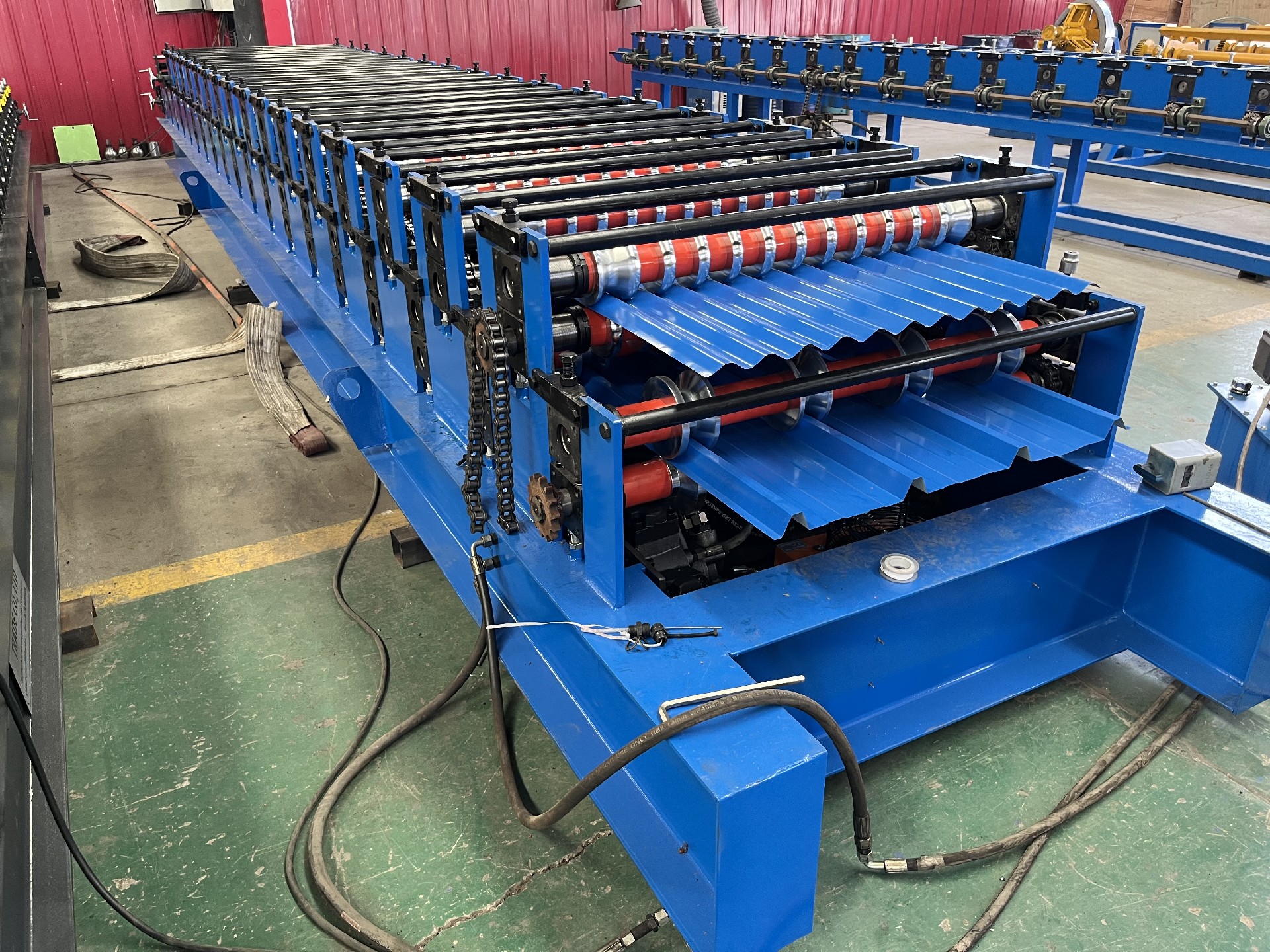 Double layer roofing roll forming machine