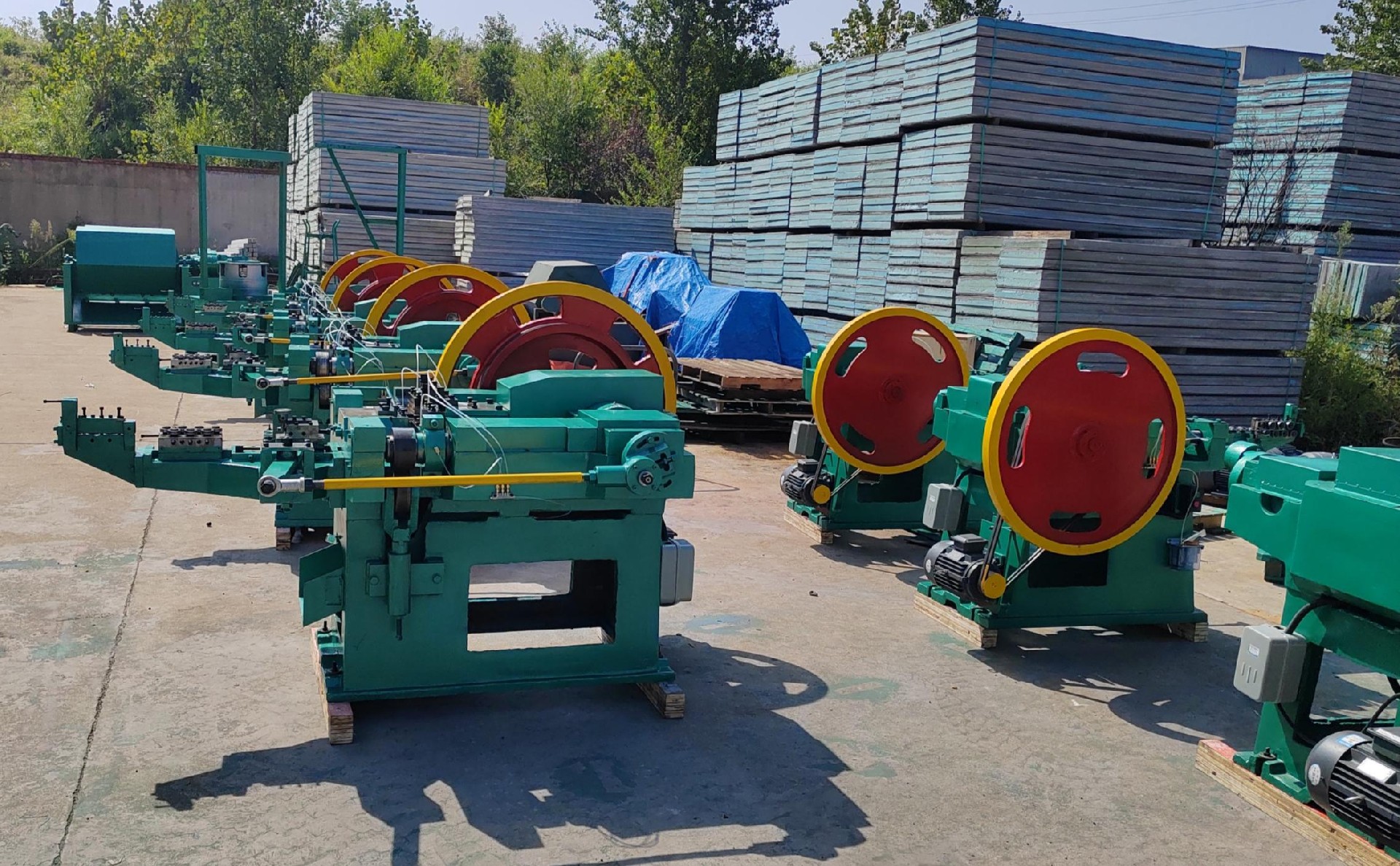 Steel nail making machine project