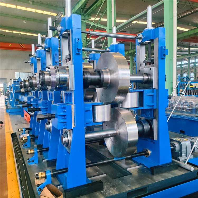 ERW Mild Steel Pipe Making Machine Black Steel Tube Galvanized Steel Pipe Mill
